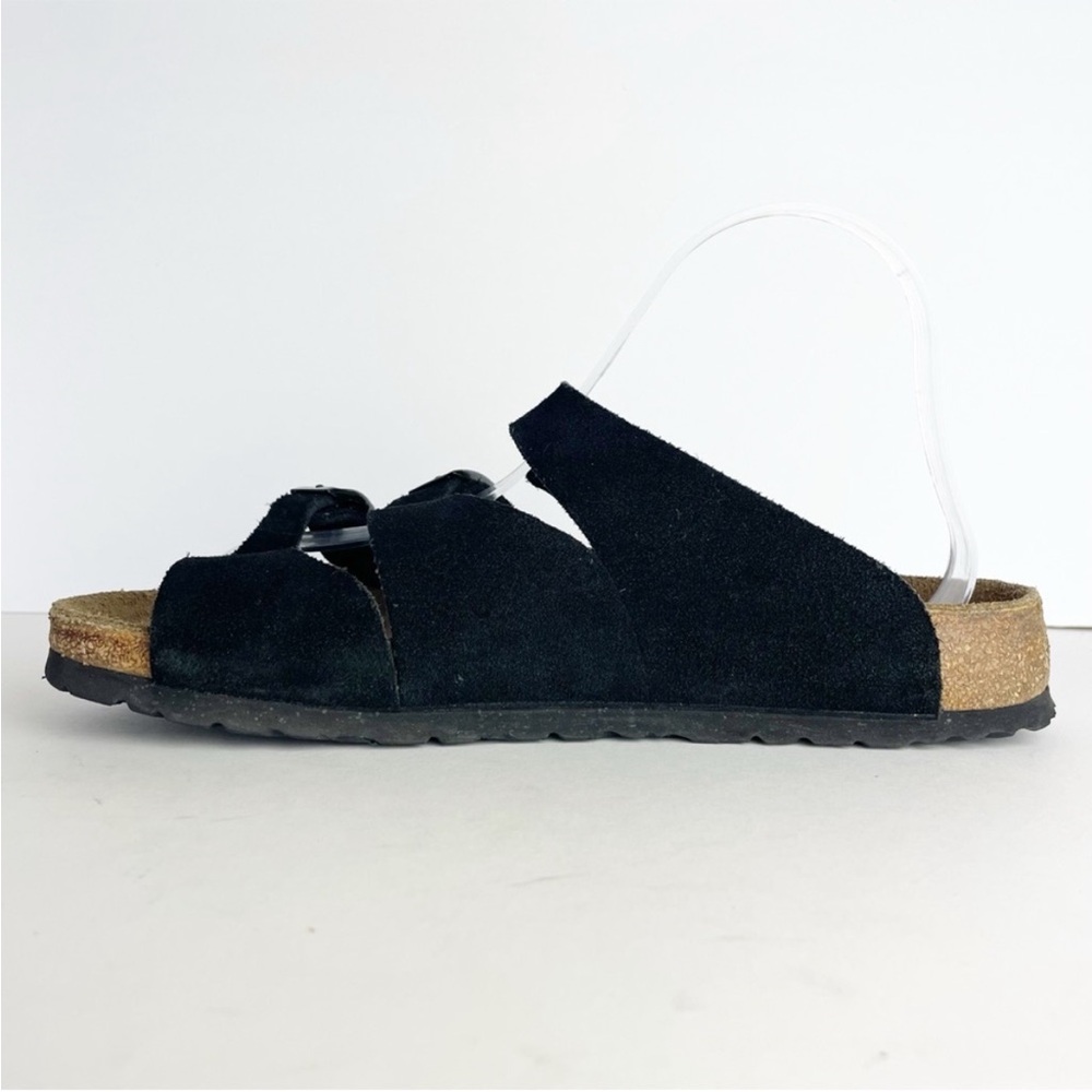 Birkenstock Birki's Florida Black Three Strap Birko-Flor Boho Sandals EU 38 - Picture 6 of 13
